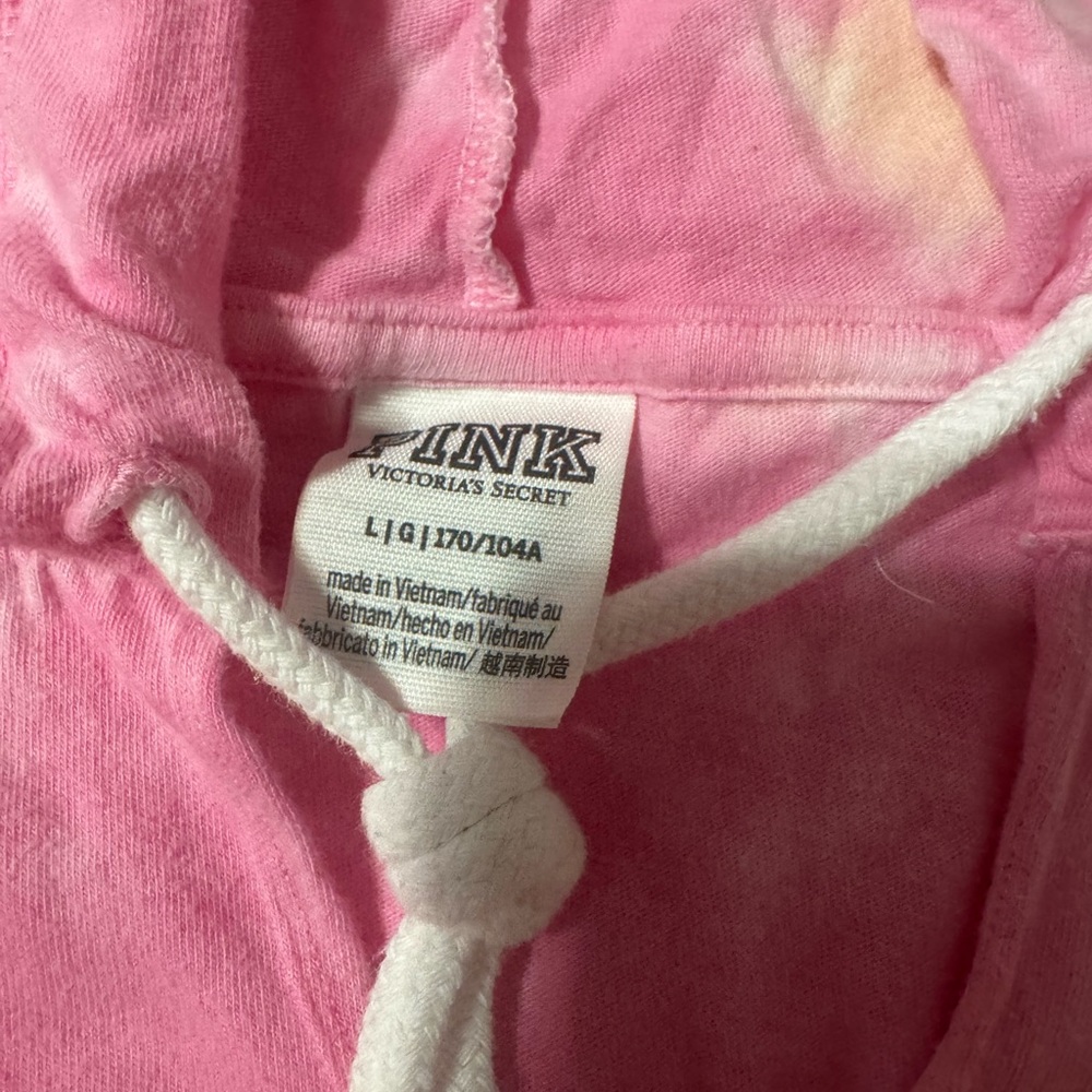 PINK cropped Hoodie